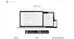 Desktop Screenshot of bywordapp.com